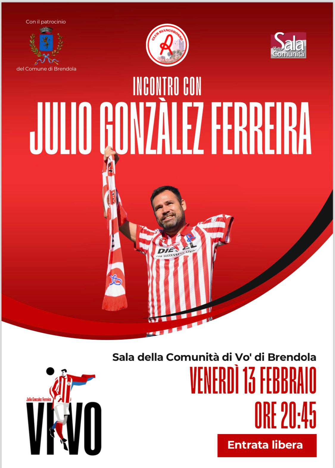 Locandina di Incontro con Julio Gonzalez Ferreira